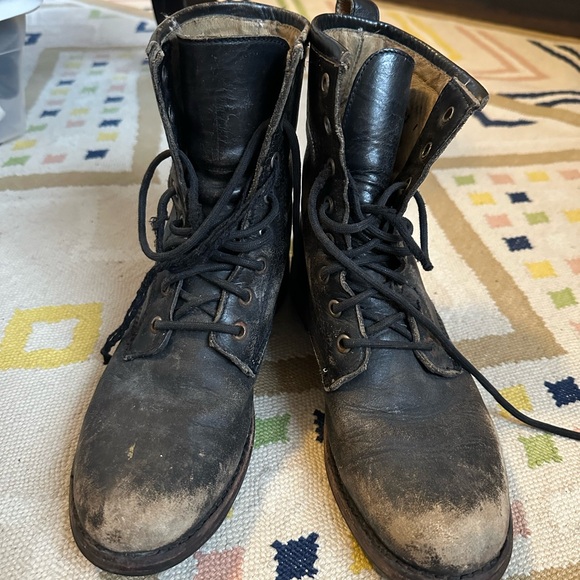 Frye Veronica Combat Boots - Picture 2 of 7
